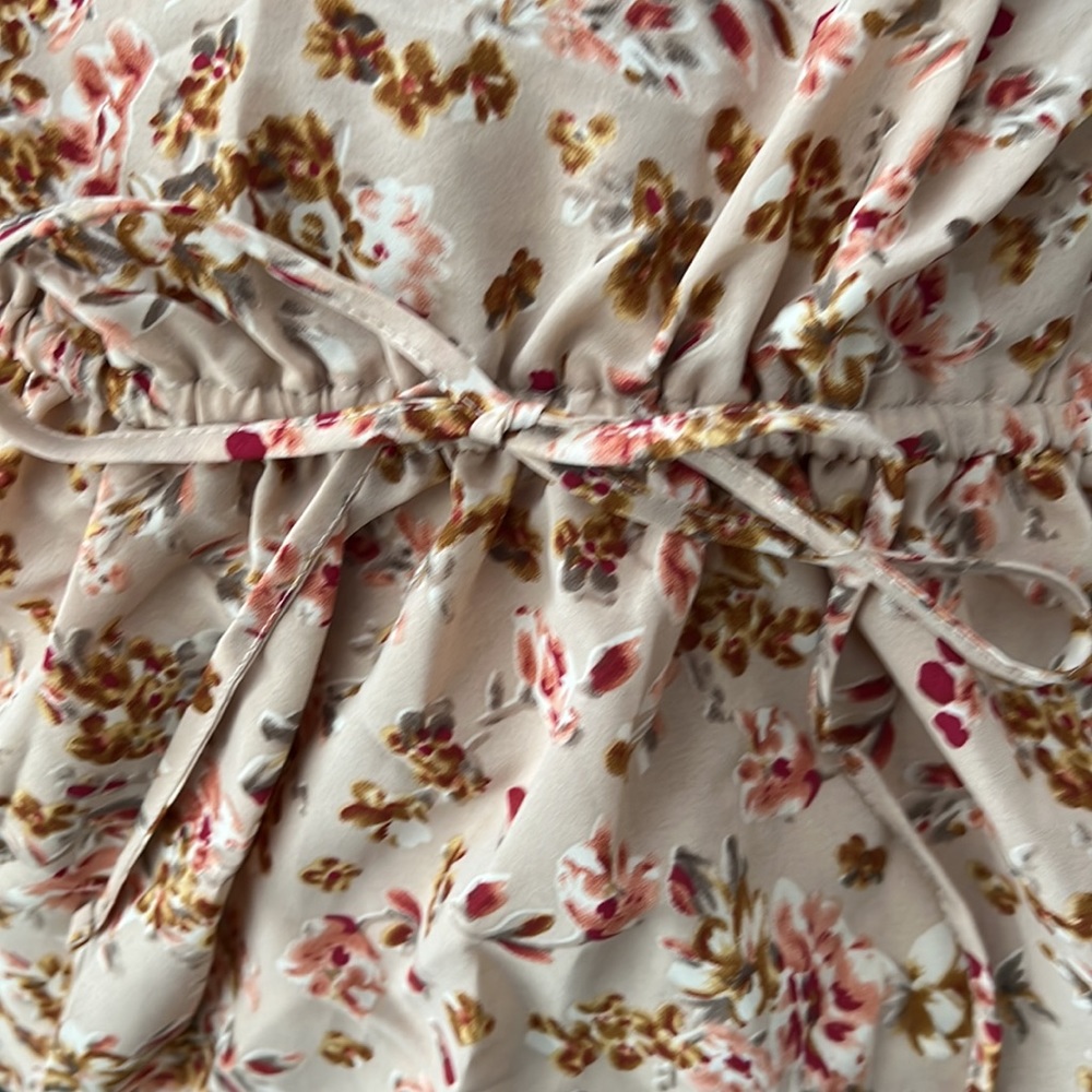 SOLD F2F Leigh Boho Style Floral Dress - Picture 5 of 7